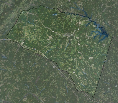 Louisa County VA USGS imagery and topo map