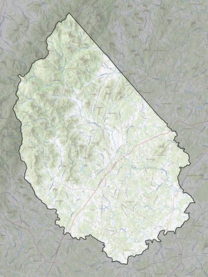 Madison County VA USGS topo map