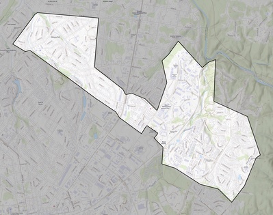 Manassas Park County VA USGS topo map