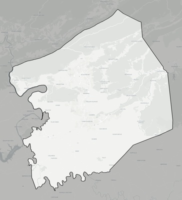 Montgomery County VA county basemap context