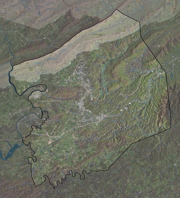 Montgomery County VA USGS imagery and topo map