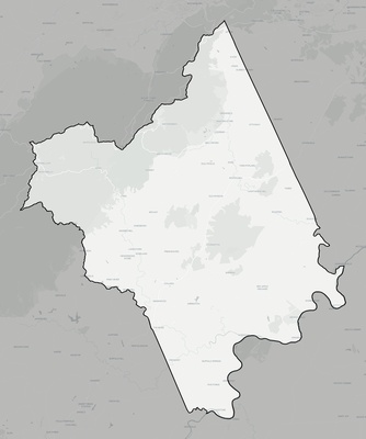 Nelson County VA county basemap context