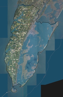 Northampton County VA USGS imagery and topo map