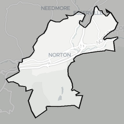 Norton County VA county basemap context