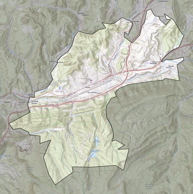 Norton County VA USGS topo map