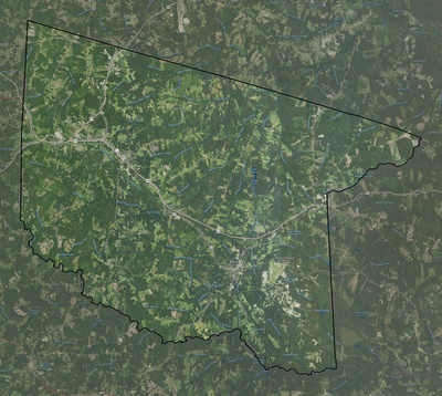 Nottoway County VA USGS imagery and topo map