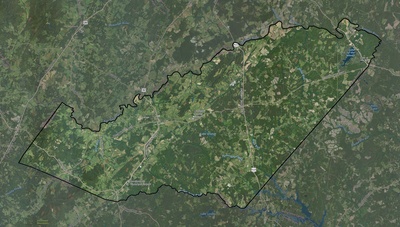 Orange County VA USGS imagery and topo map