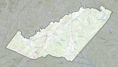 Orange County VA USGS topo map