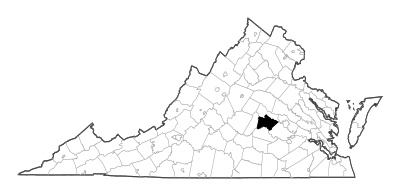 Powhatan County in Virginia