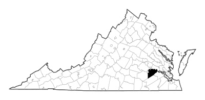 Prince George County in Virginia