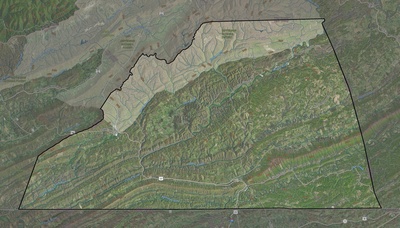 Scott County VA USGS imagery and topo map