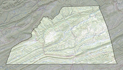 Scott County VA USGS topo map