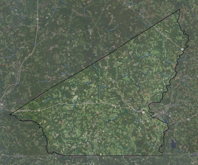 Southampton County VA USGS imagery and topo map