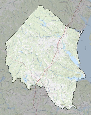 Stafford County VA USGS topo map