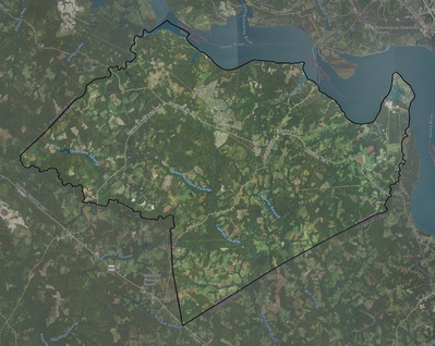 Surry County VA USGS imagery and topo map