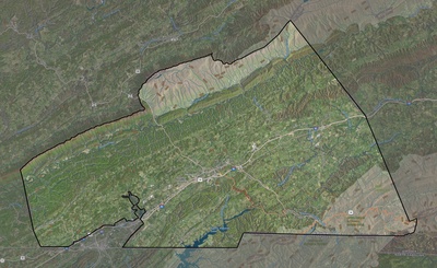 Washington County VA USGS imagery and topo map