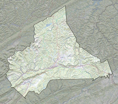 Wise County VA USGS topo map