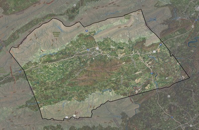 Wythe County VA USGS imagery and topo map