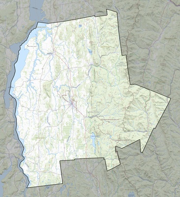 Addison County VT USGS topo map