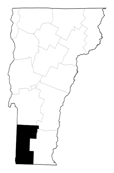 Bennington County in Vermont