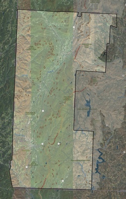 Bennington County VT USGS imagery and topo map
