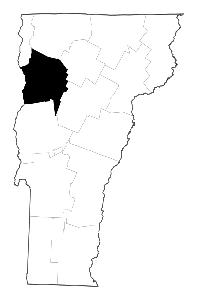 Chittenden County in Vermont