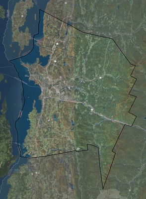 Chittenden County VT USGS imagery and topo map