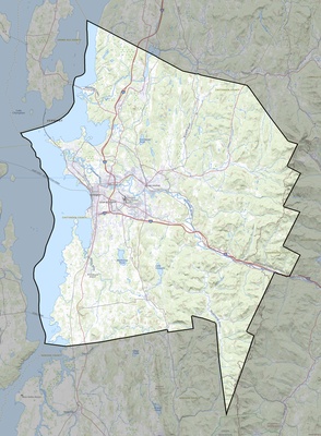 Chittenden County VT USGS topo map