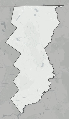 Essex County VT county basemap context