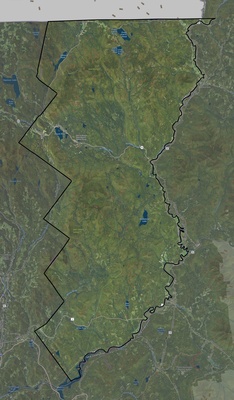 Essex County VT USGS imagery and topo map