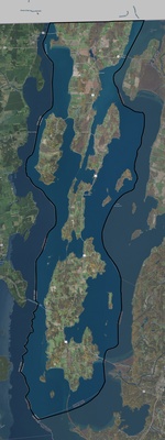 Grand Isle County VT USGS imagery and topo map