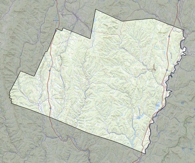 Orange County VT USGS topo map