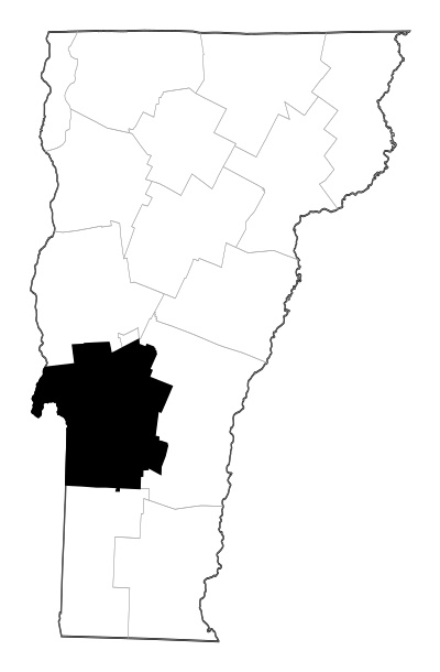 Rutland County in Vermont