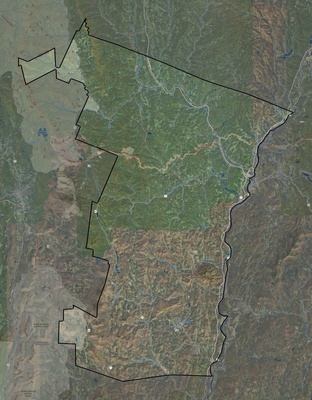 Windsor County VT USGS imagery and topo map
