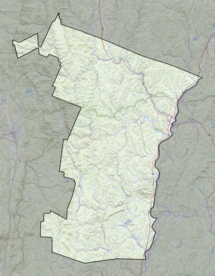 Windsor County VT USGS topo map