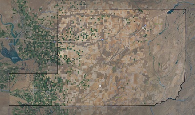 Adams County WA USGS imagery and topo map