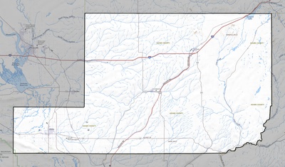 Adams County WA USGS topo map