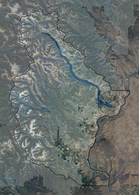 Chelan County WA USGS imagery and topo map
