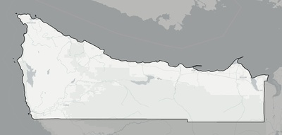 Clallam County WA county basemap context