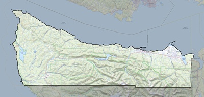 Clallam County WA USGS topo map