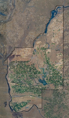 Grant County WA USGS imagery and topo map