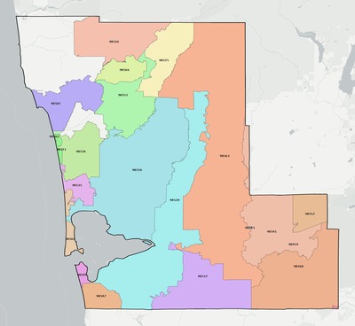 Grays Harbor County WA ZIP code boundaries map