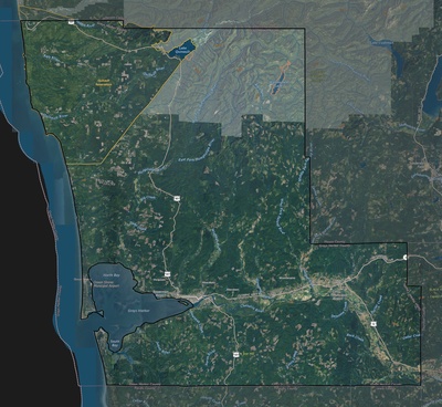Grays Harbor County WA USGS imagery and topo map