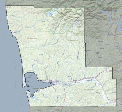 Grays Harbor County WA USGS topo map