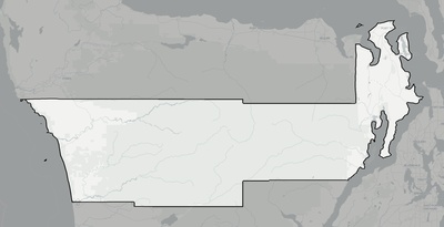 Jefferson County WA county basemap context