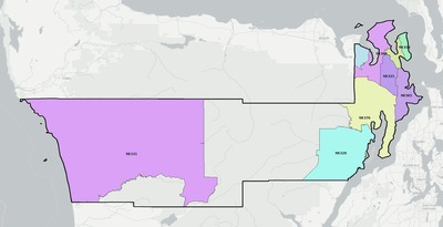 Jefferson County WA ZIP code boundaries map