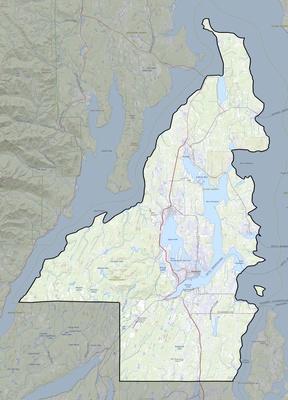 Kitsap County WA USGS topo map
