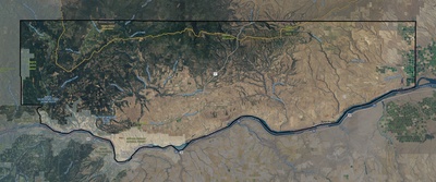 Klickitat County WA USGS imagery and topo map