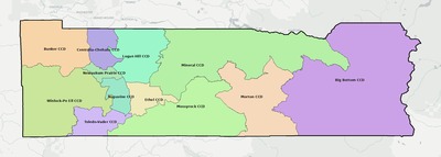 Lewis County WA townships and subdivisions map