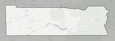 Lewis County WA county basemap context
